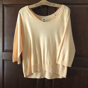 Old Navy Soft Peach Shell relaxed shoulder Top